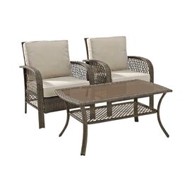 Tribeca 3 Piece Deep Seating Group with Cushions