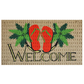 Flip-flop Welcome Mat