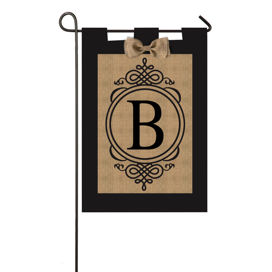 Monogram Garden Flag