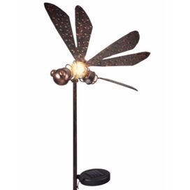 Dragonfly Garden Stake with Solar Powered LED