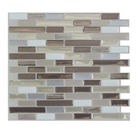 Mosaik Self Adhesive High-Gloss Mosaic in Beige & Gray