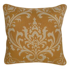 Paisley Crown Cotton Throw Pillow