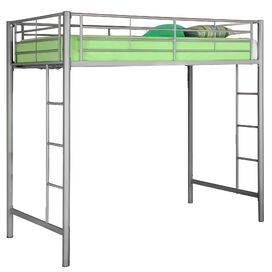 Twin Loft Bed with Built-In Ladder