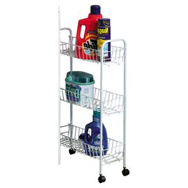 Slimline 3 Shelf Laundry Cart
