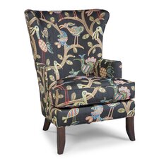 chair wing chairs wingback fairfield printed accent furniture fabric seamist birdsong bird thefabricfinder ol upholstery crazy animal wayfair aspx overall