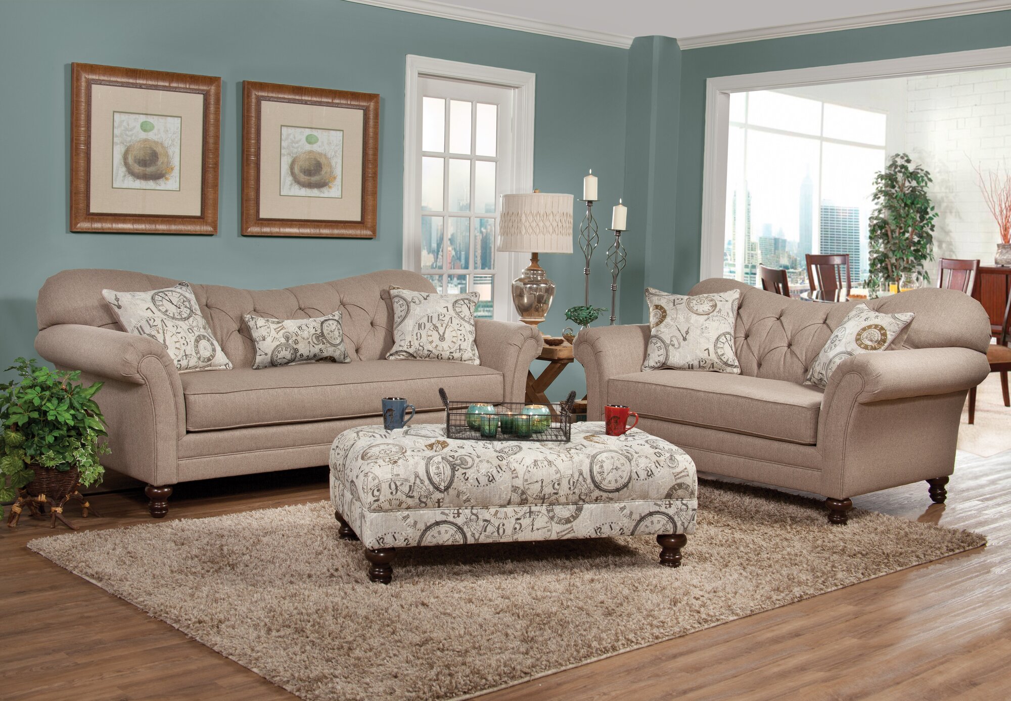 Serta Upholstery 3 Piece Living Room Set
