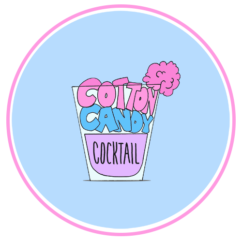 cotton candy cocktails