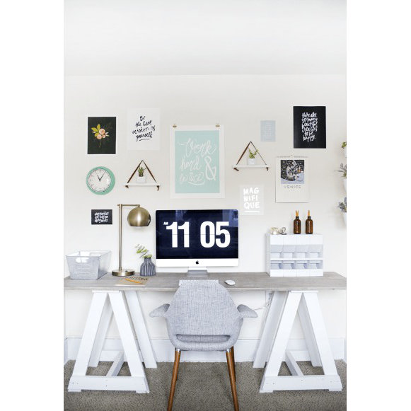 Bre's Green White Black Home Office and Furniture