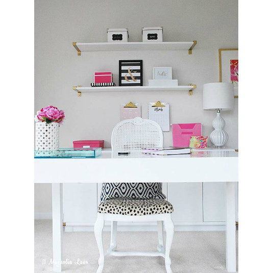 Amy's White, Black Home Office