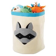 Raccoon Round Toy Storage Bin