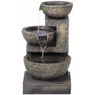 Rocca Outdoor Resin Tiered Fountain