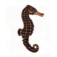 Tropical Seahorse Right Facing Novelty Knob
