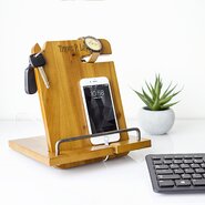 Personalized Wooden Docking Station