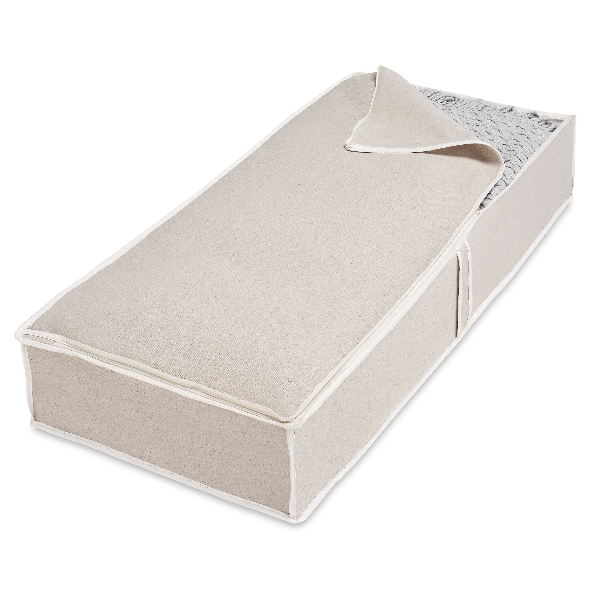 Symple Stuff Linen Underbed Storage Bag & Reviews | Wayfair