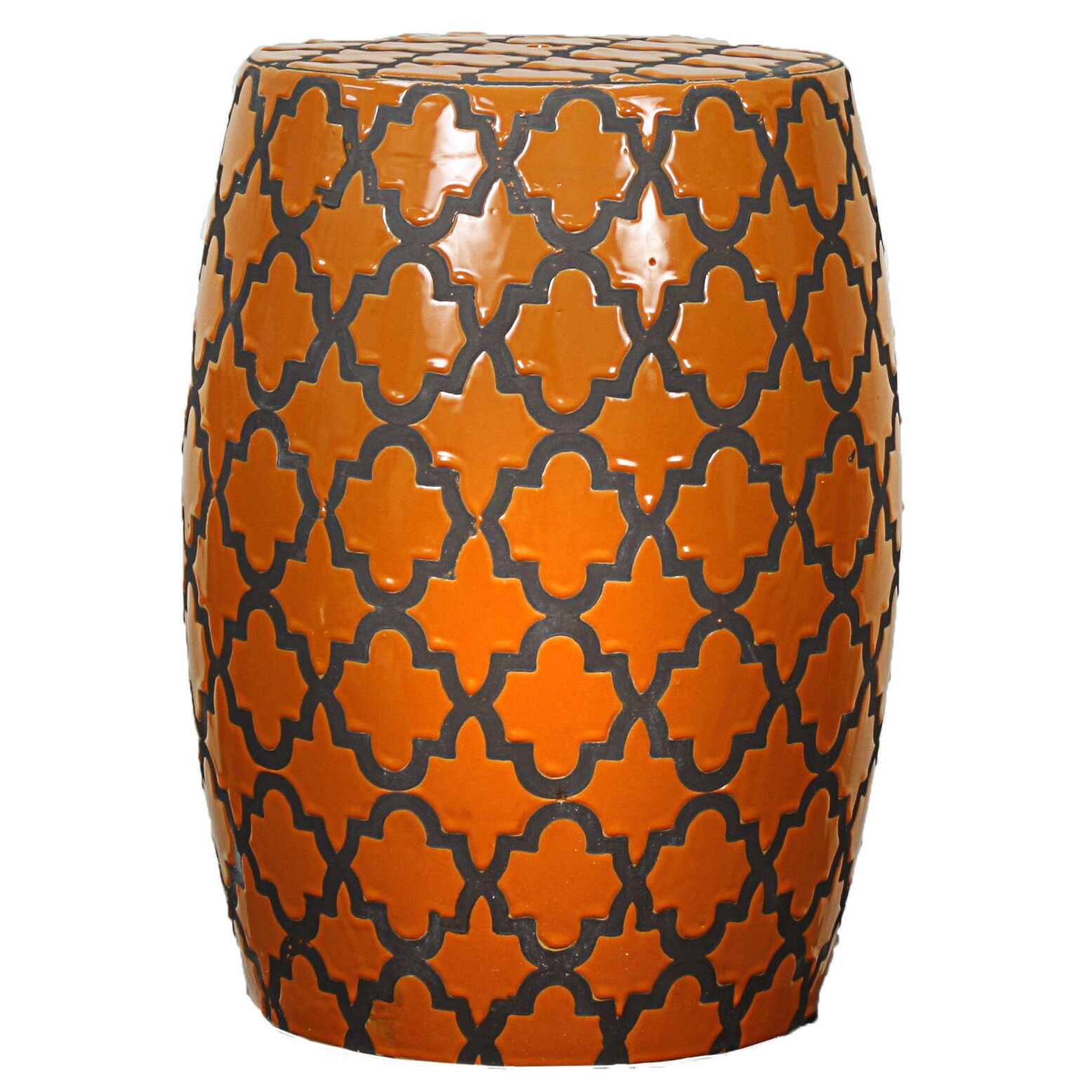 New Pacific Direct Quatrefoil Garden Stool