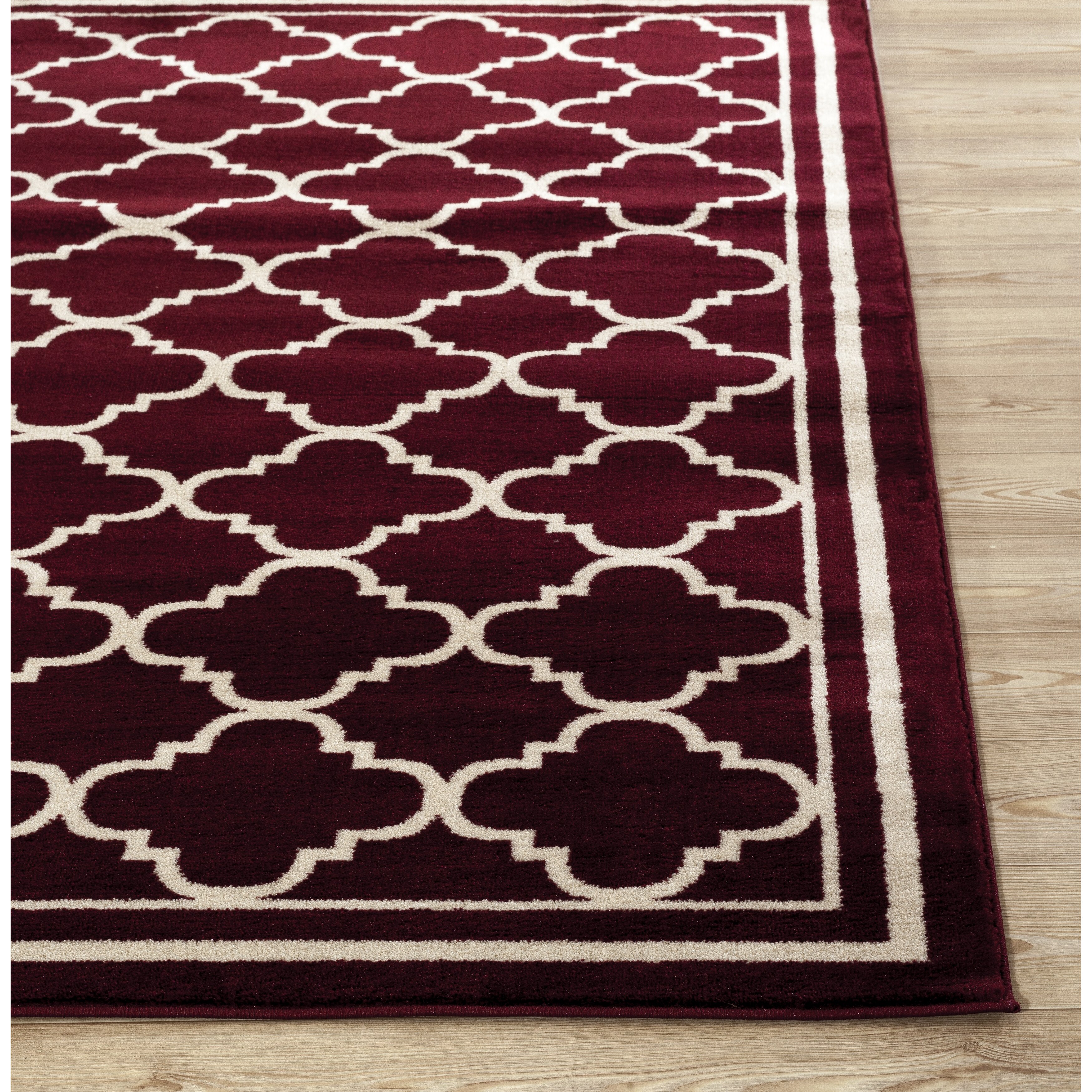 Alpine Burgundy Area Rug 103 Burgundy