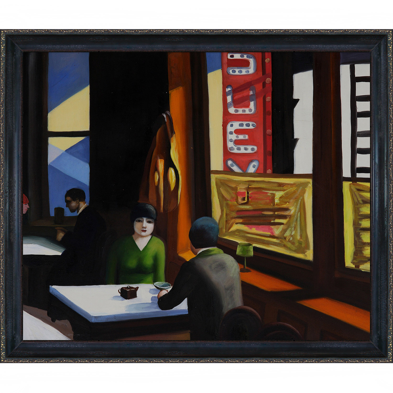Chop Suey by Edward Hopper Framed Painting Print Wayfair
