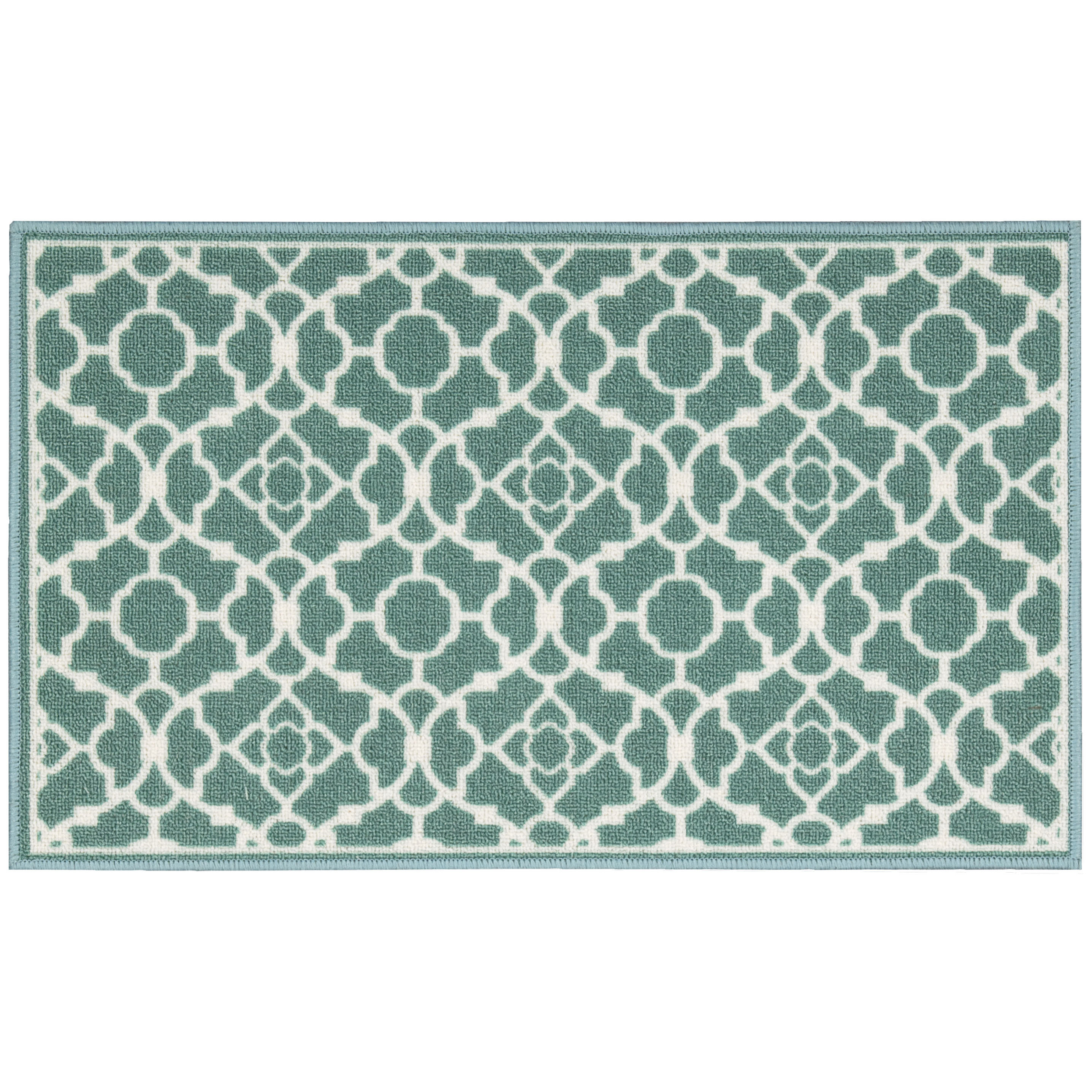 fancy free easy quot lovely lattice quot teal accent rug wayfair fancy free easy quot lovely lattice quot teal accent rug wayfair