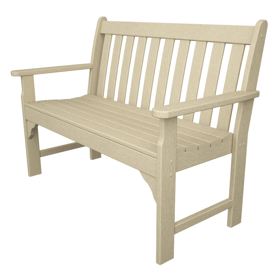 POLYWOOD® Vineyard Plastic Garden Bench & Reviews | Wayfair