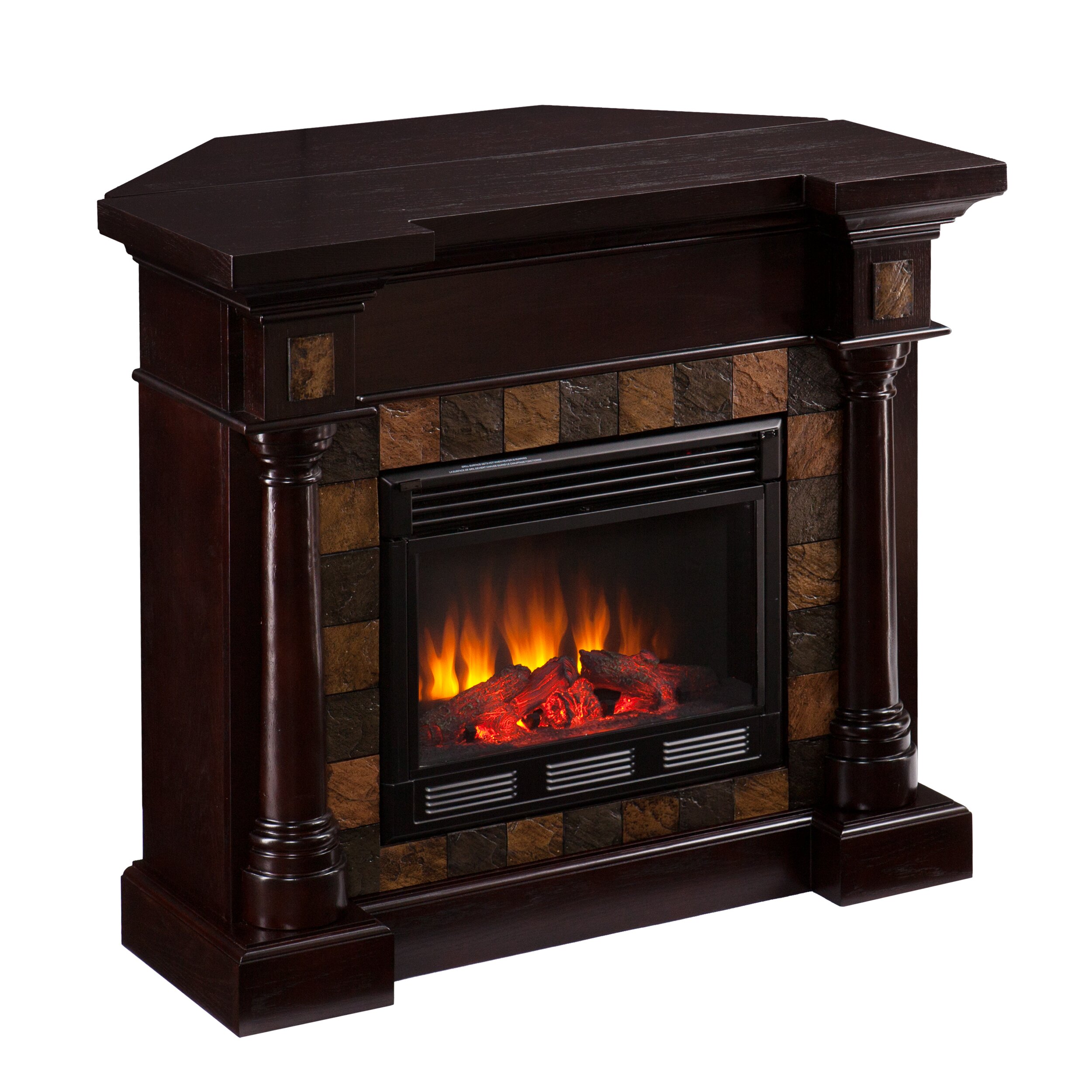 Wildon Home ® Clark Convertible Slate Electric Fireplace