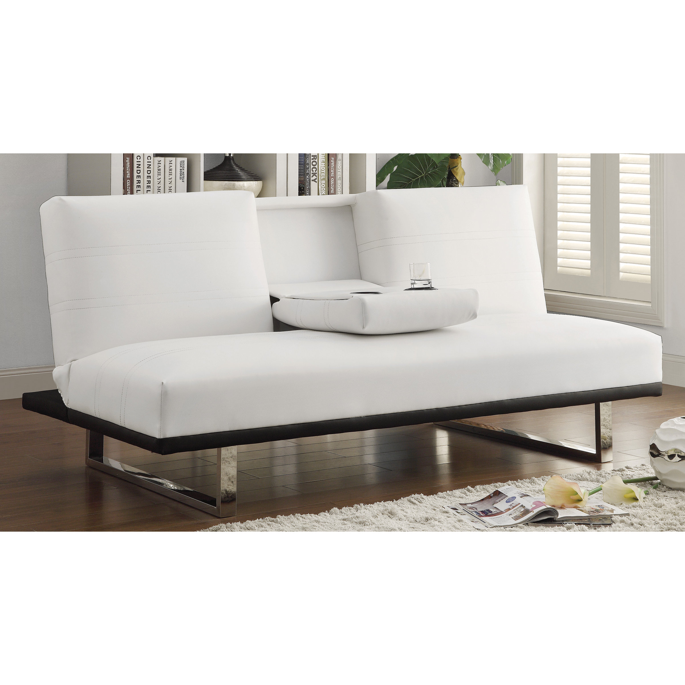 Wildon Home ® Leather Sleeper Sofa & Reviews | Wayfair