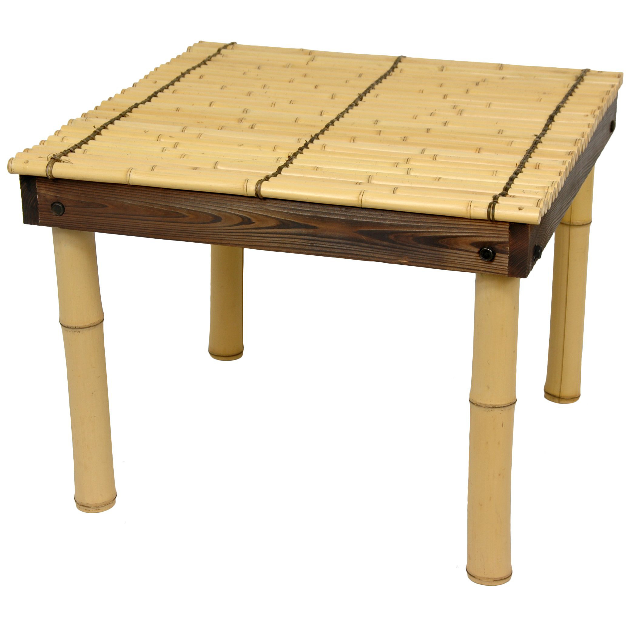 Oriental Furniture Zen Bamboo Coffee Table with Four