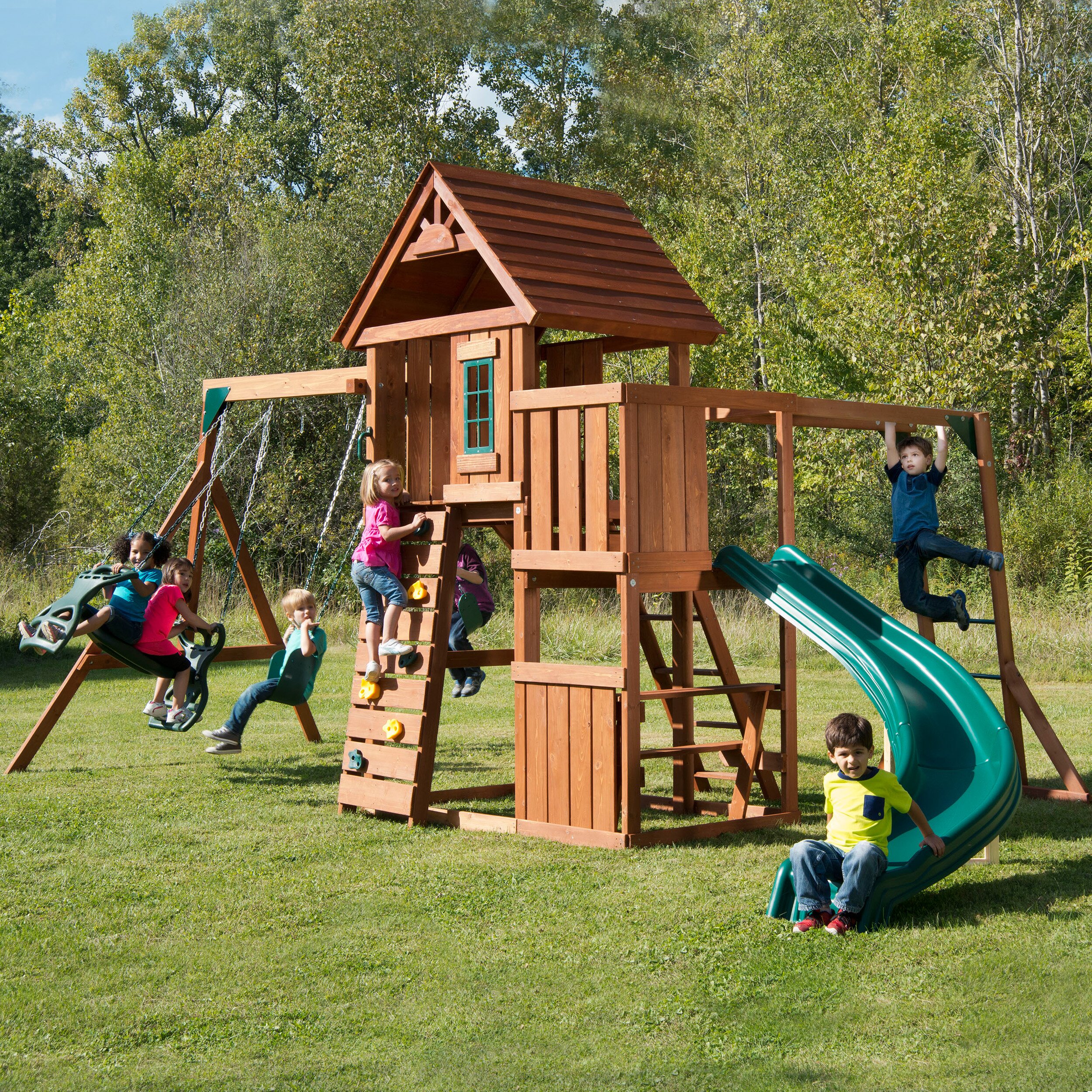 swing and slide set