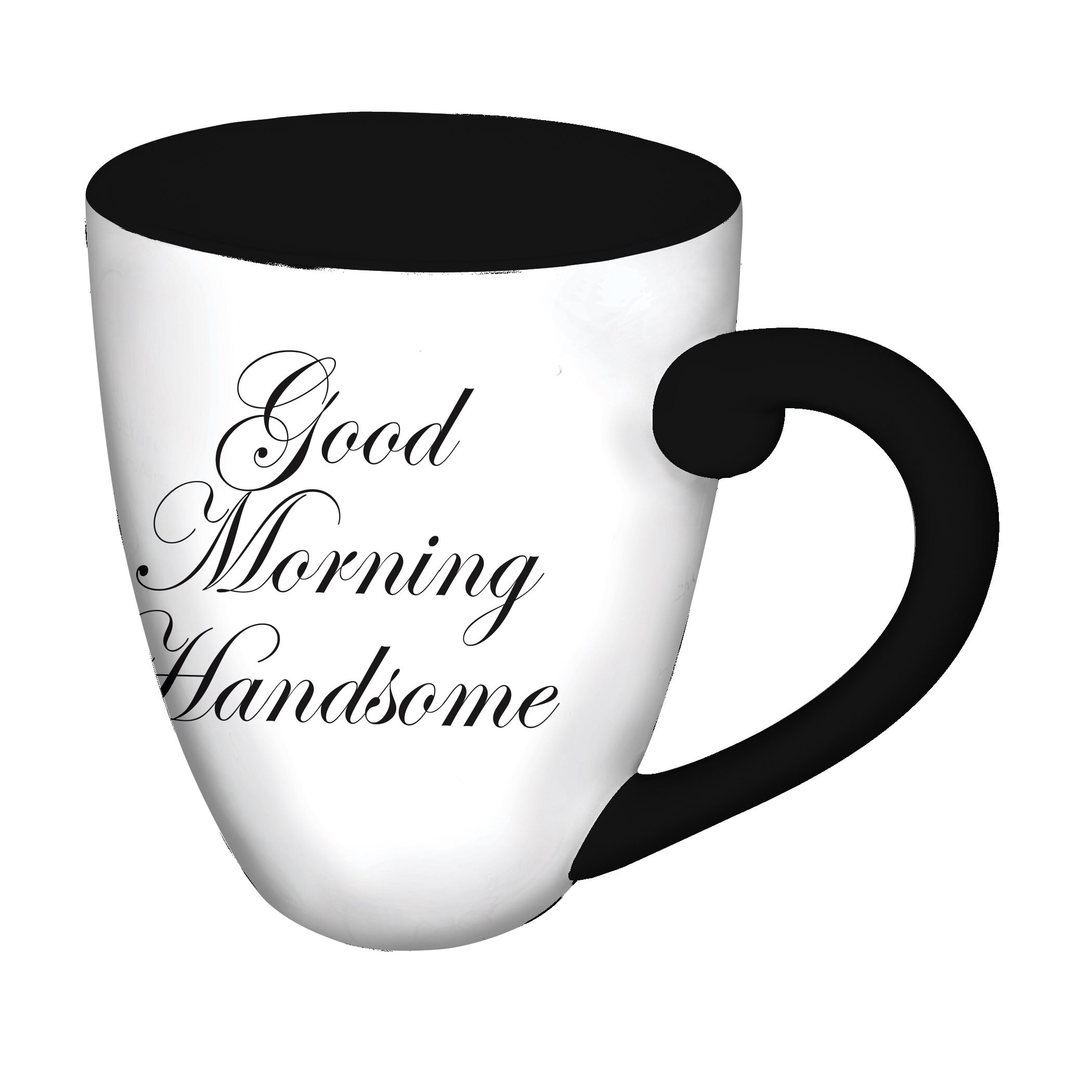 Evergreen Enterprises Inc Elegant Good Morning Handsome Coffee Cup