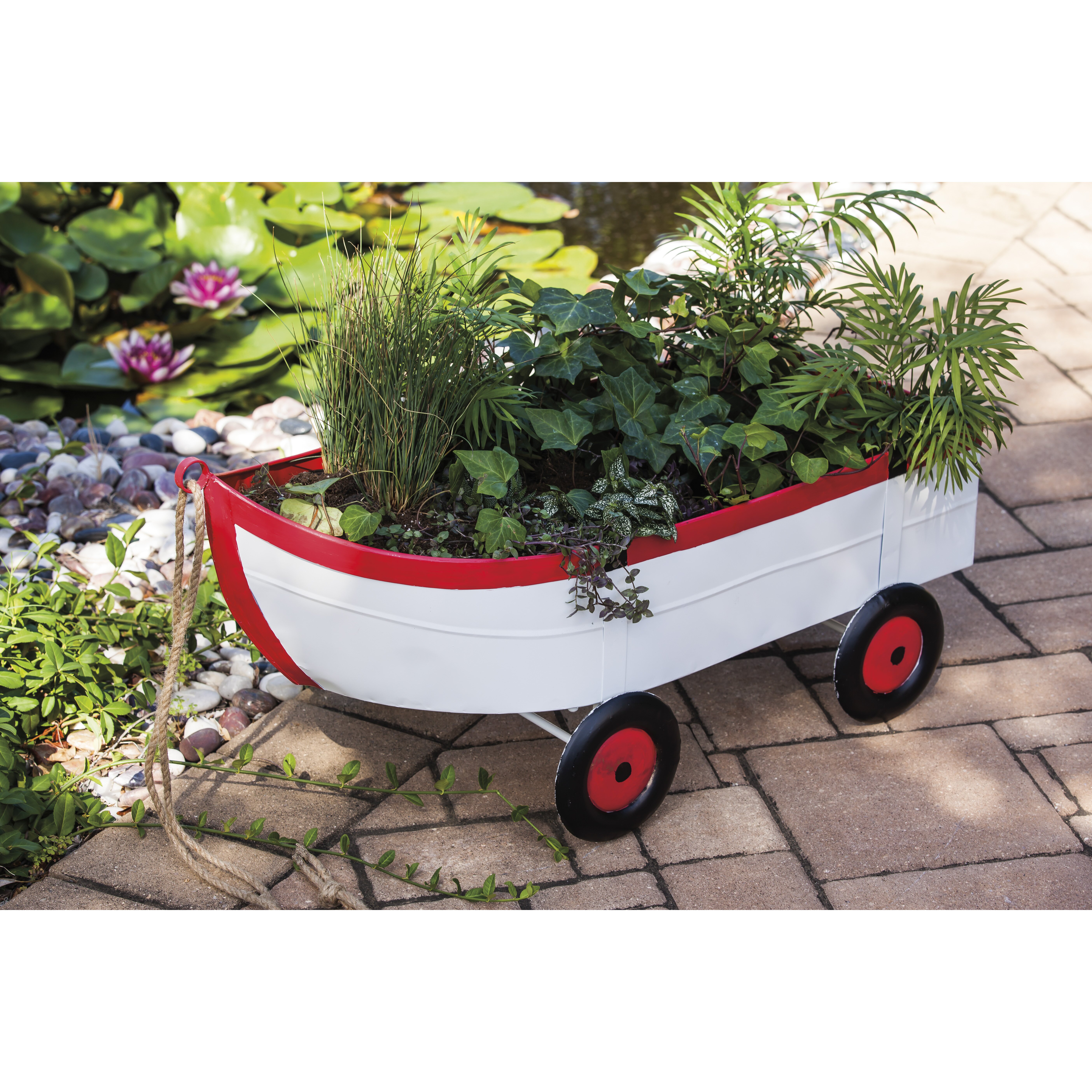 novelty wheelbarrow planter wayfair