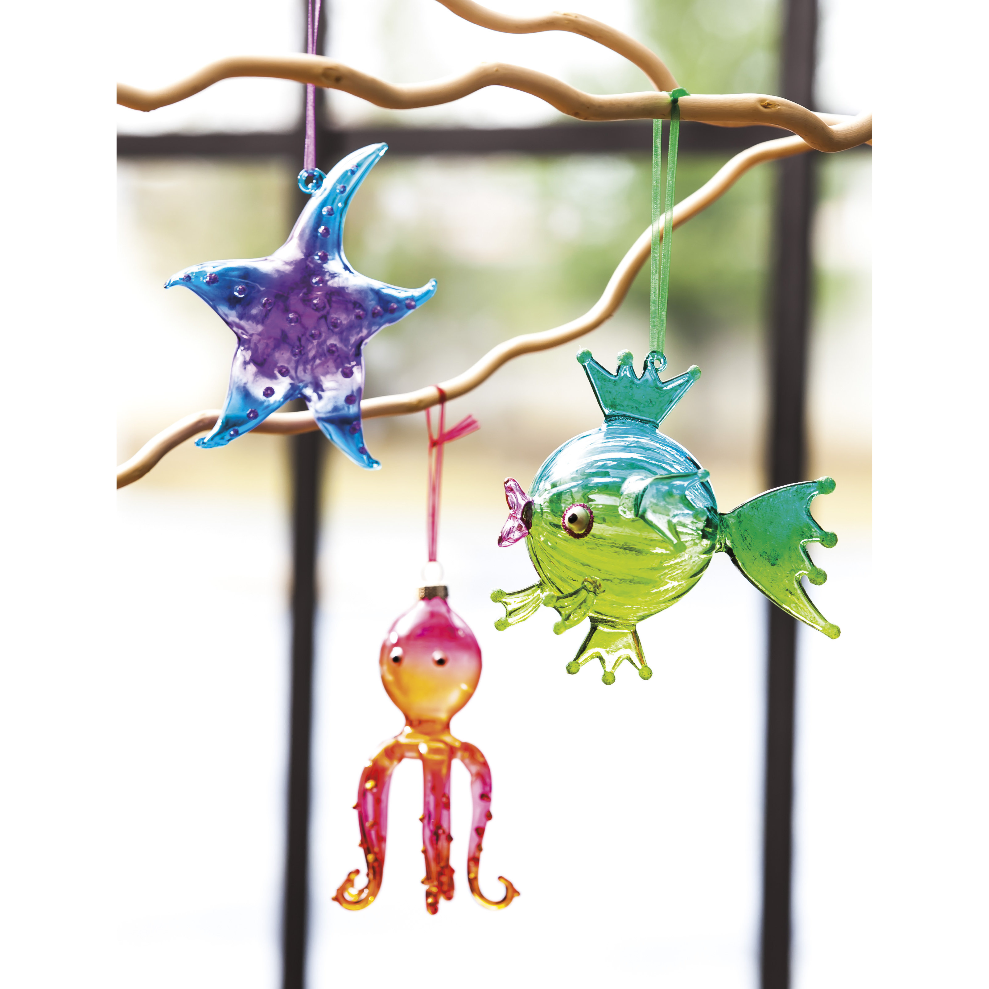 blown glass sea life