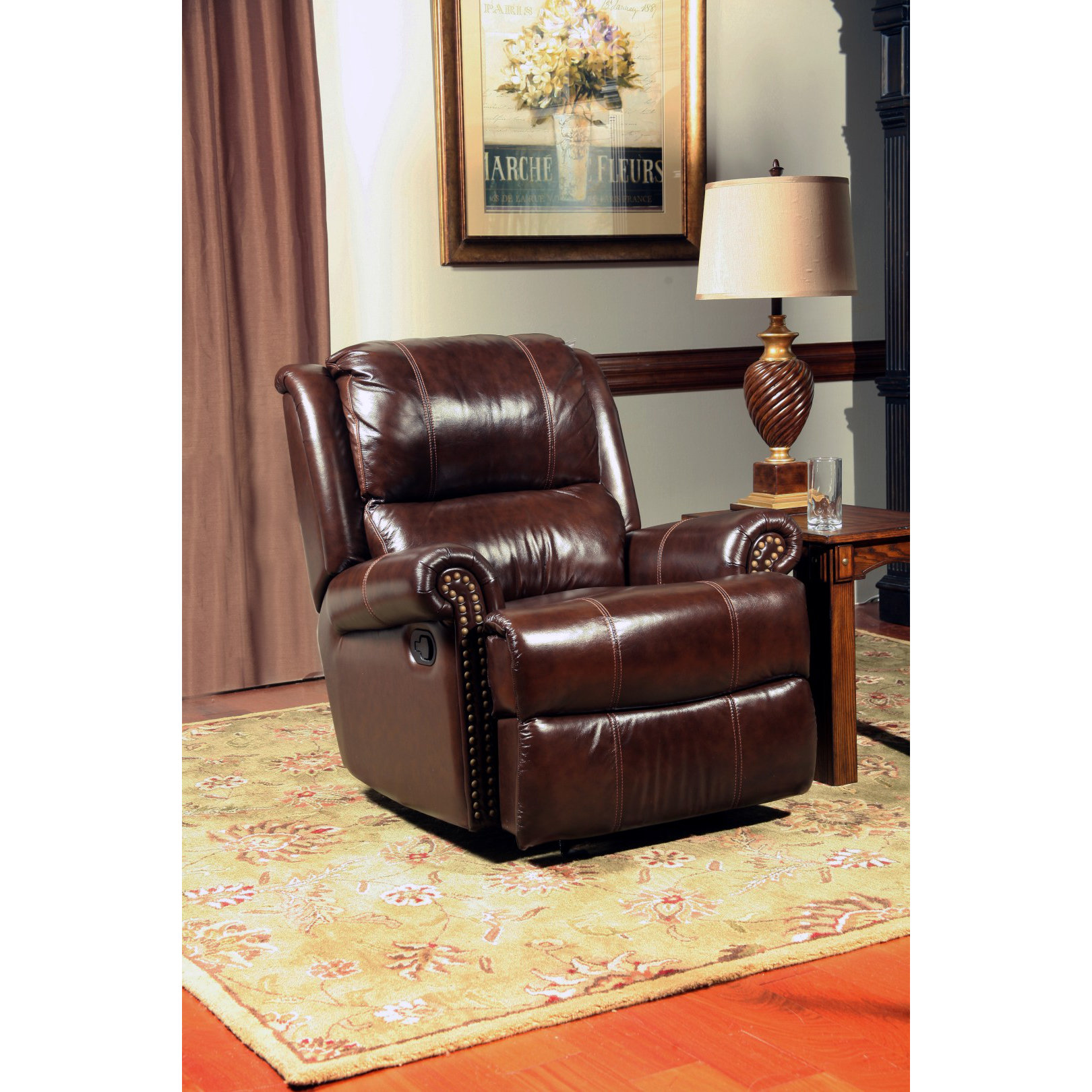 Parker House Aries Leather Glider Recliner & Reviews | Wayfair