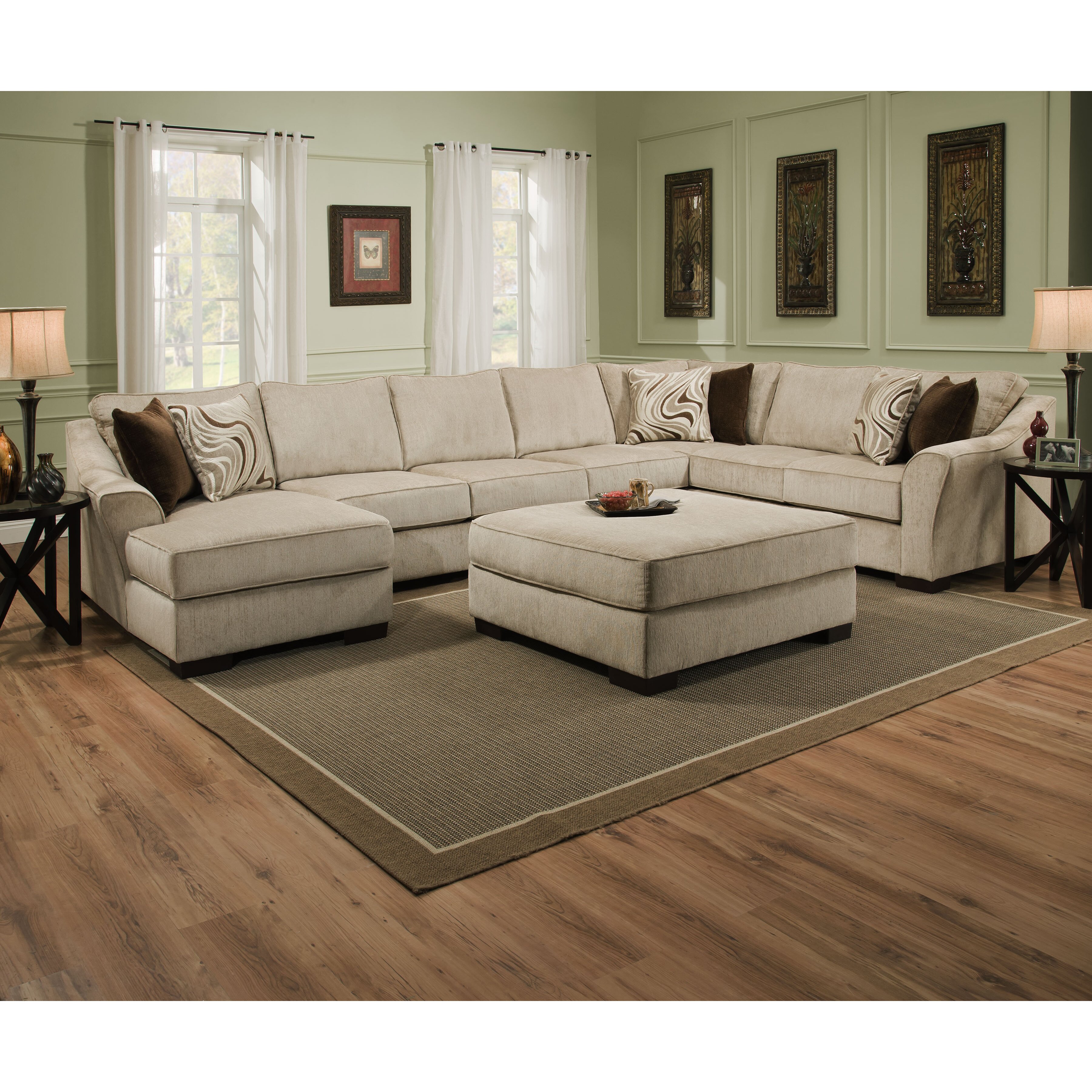 Kingley Sectional by Simmons Upholstery