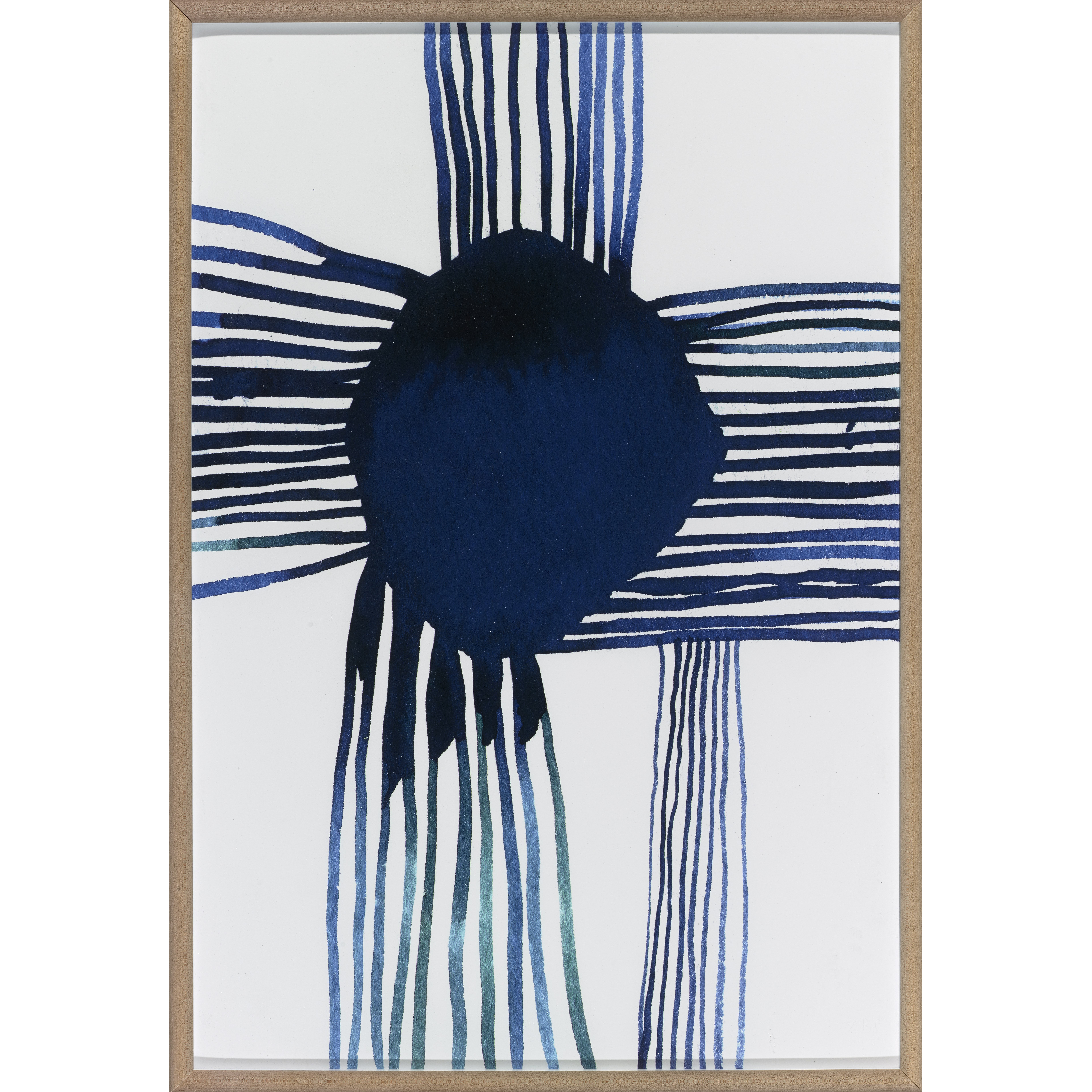 Indigo Dot Wall Art Wayfair