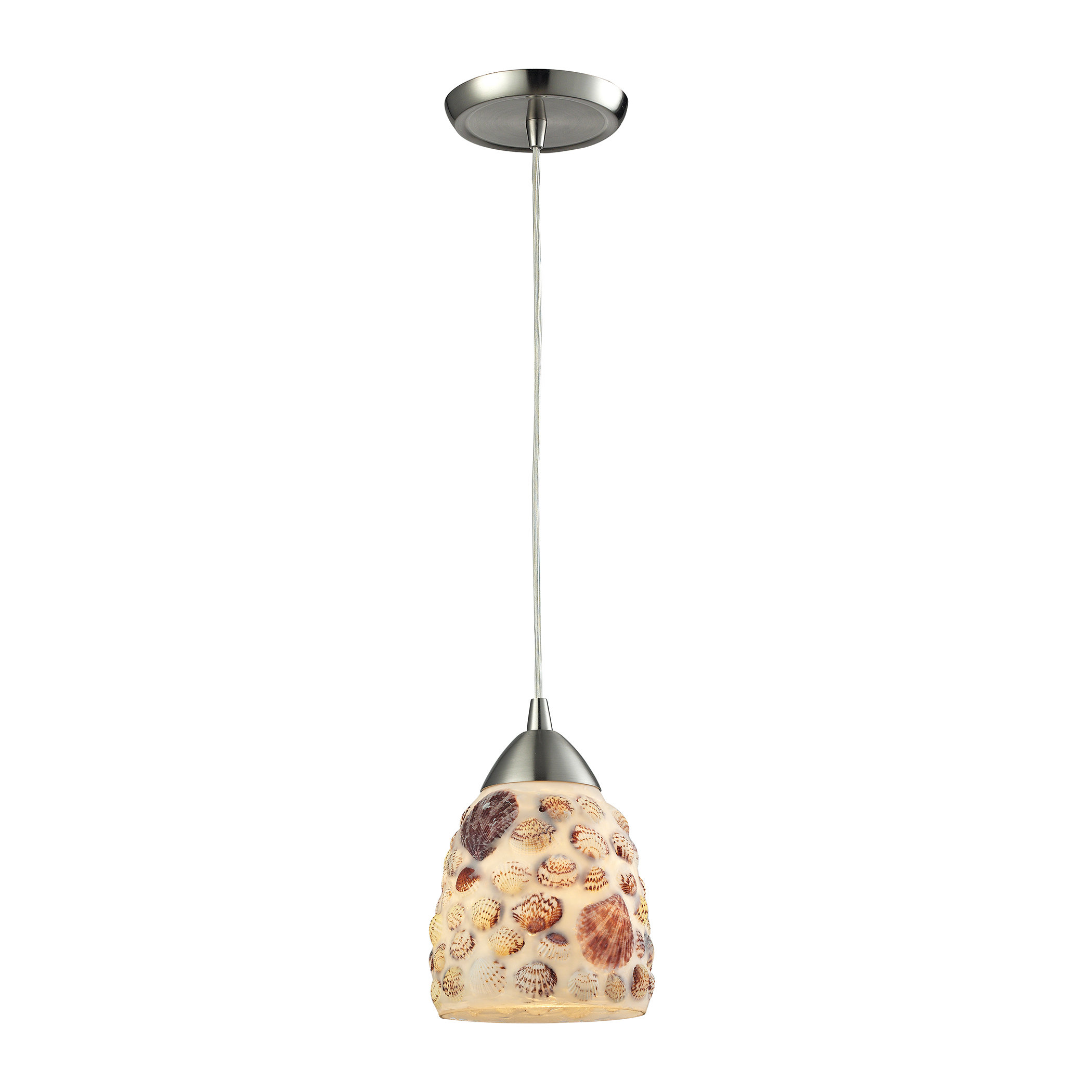 Elk Lighting Shells 1 Light Mini Pendant & Reviews | Wayfair