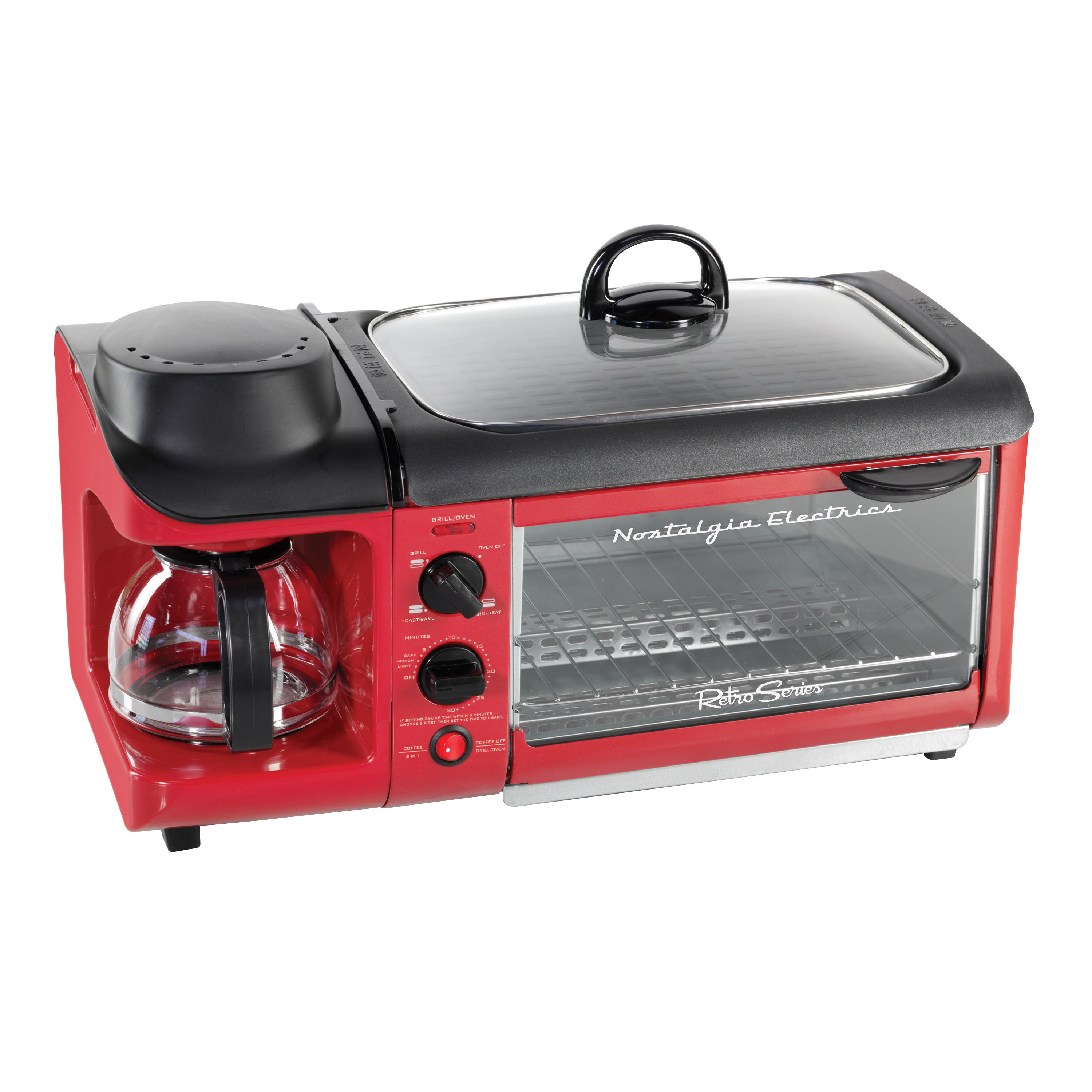 Retro Series 4Slice 3in1 Breakfast Station Toaster Wayfair