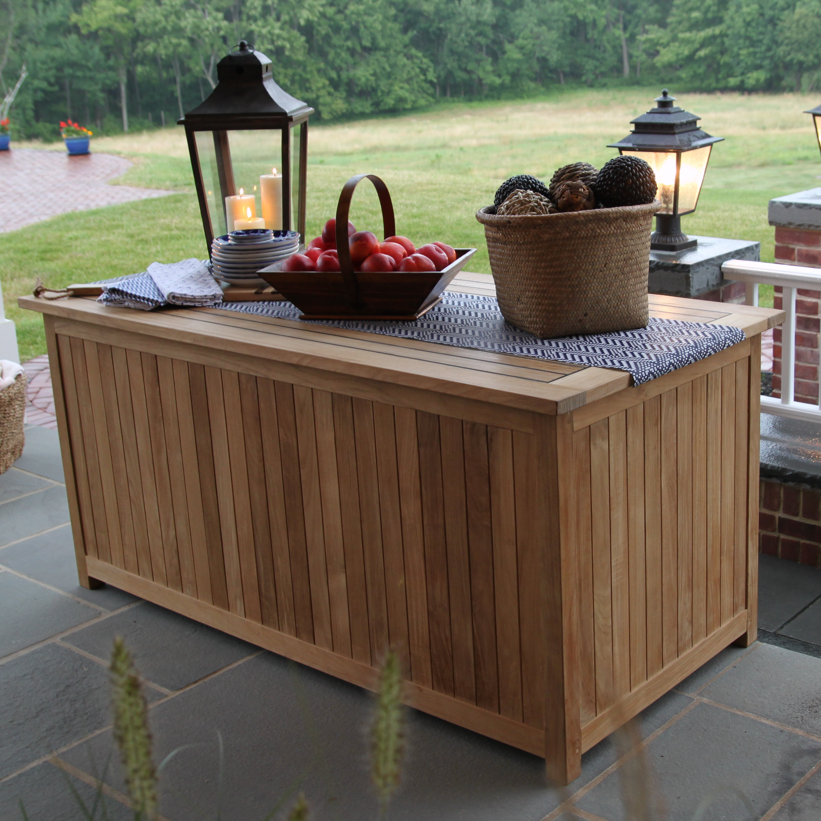 CO9 Design Essential Teak Deck Box & Reviews | Wayfair