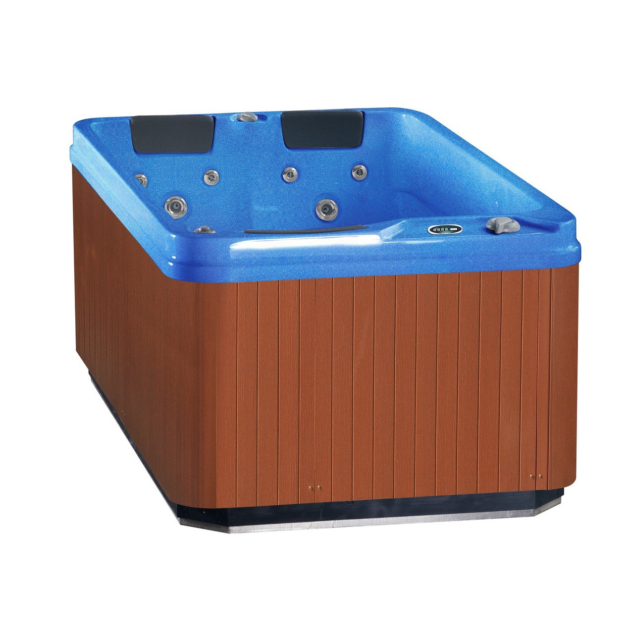 Aston 3 Person 32 Jet Hot Tub Spa with Lounger in Baltic Blue HT640B F