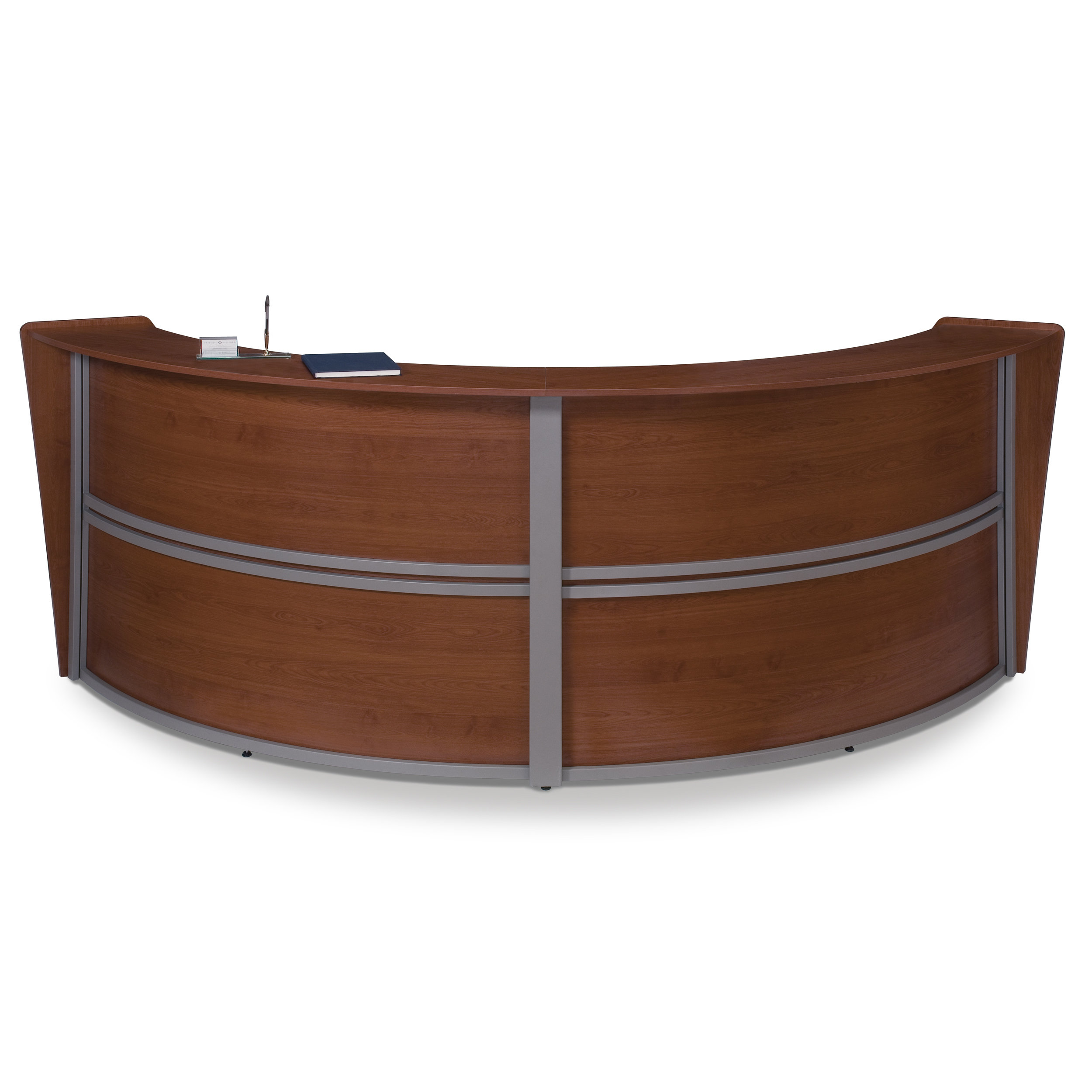 OFM Marque Series DoubleUnit Curved Reception Station & Reviews Wayfair