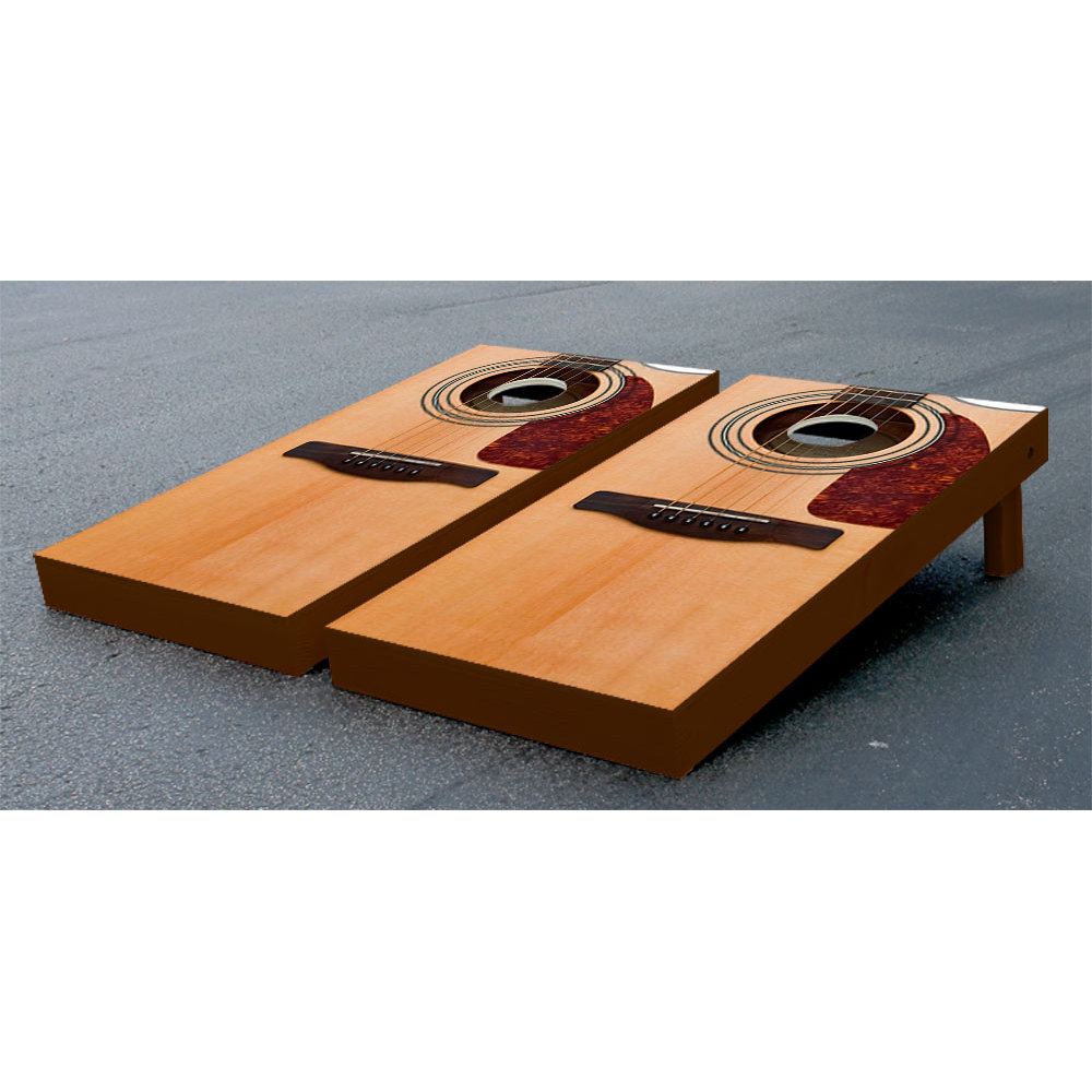 Acoustic Guitar Cornhole Game Set Wayfair
