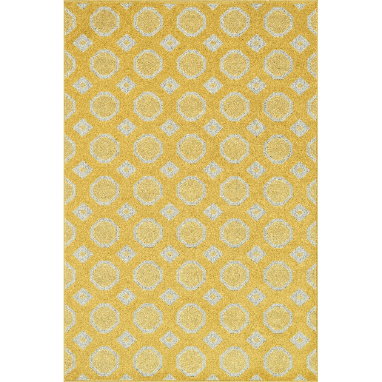 Loloi Rugs Oasis Lemon/Ivory Outdoor Area Rug