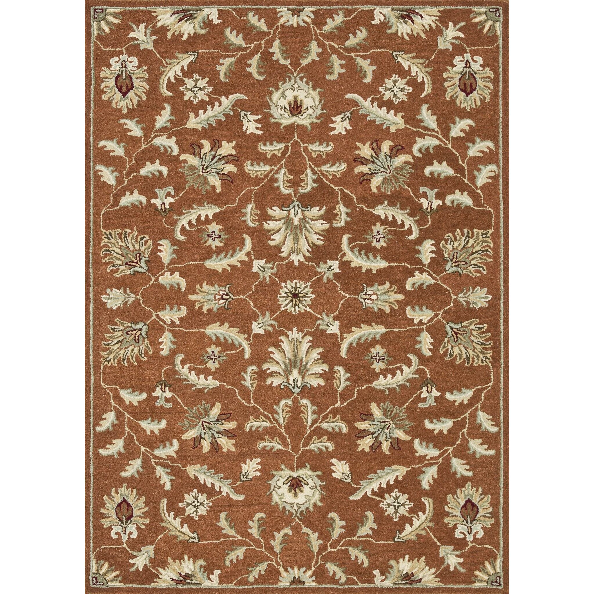 Fairfield Rust Area Rug | Wayfair