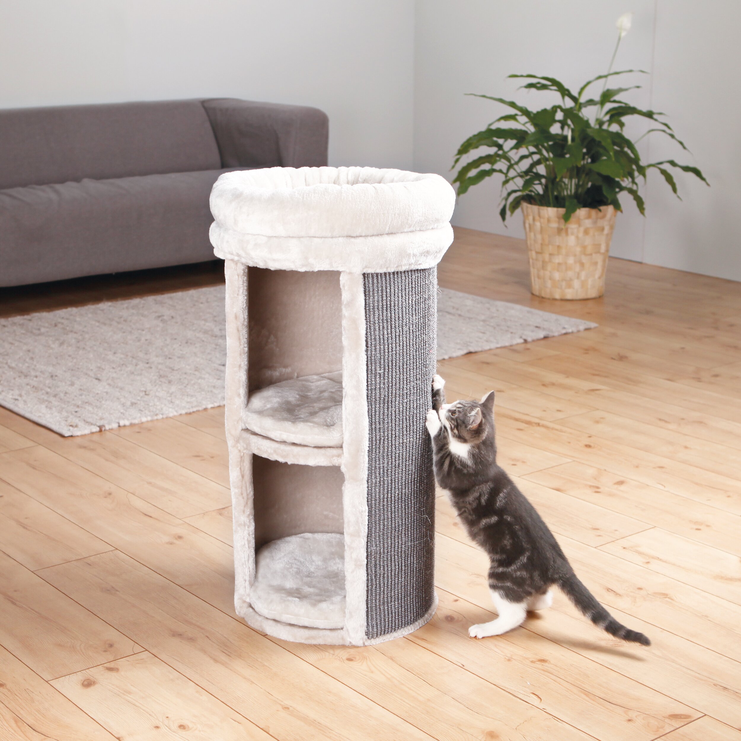 cat scratch post tower