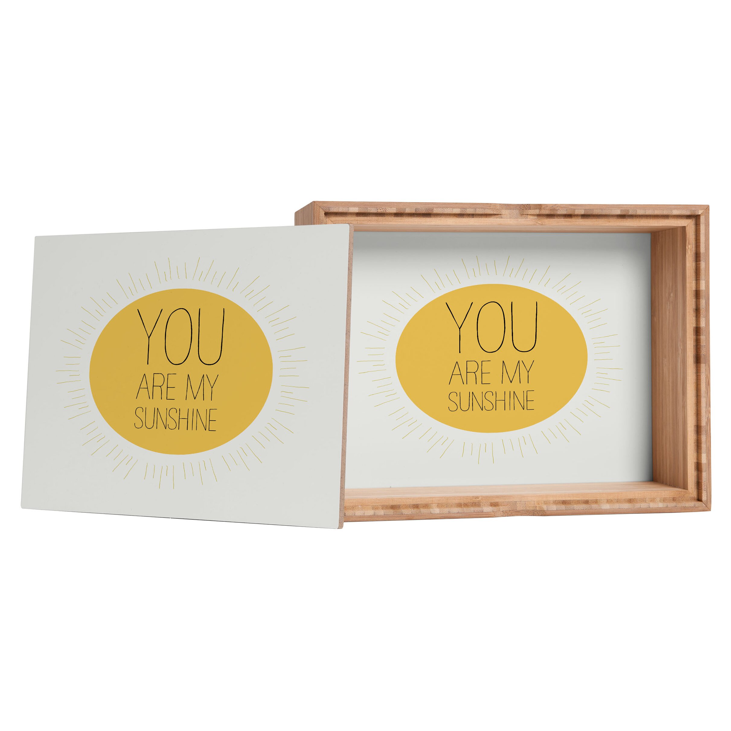 DENY Designs Allyson Johnson You Really Are My Sunshine Storage Box