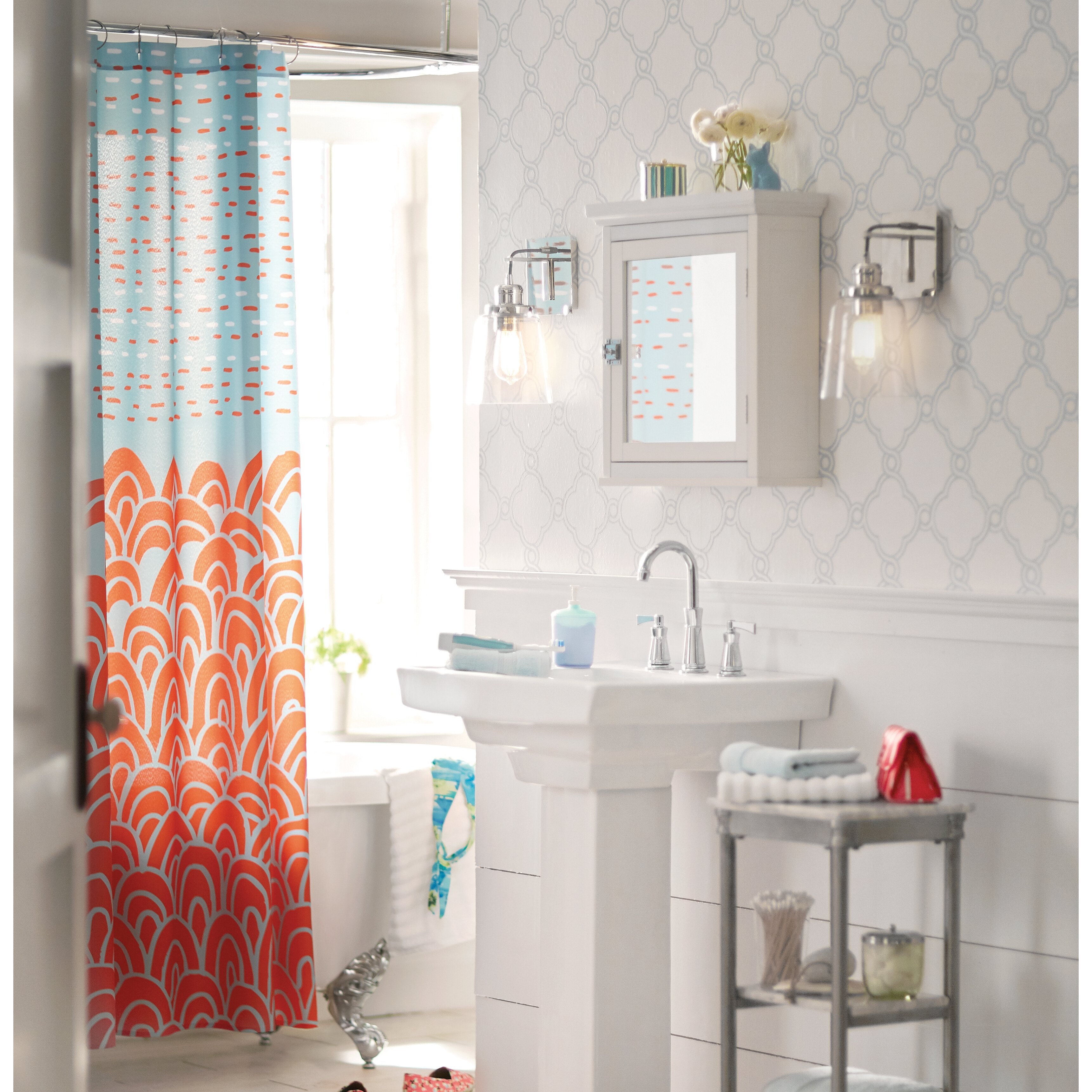 DENY Designs Tidal Shower Curtain & Reviews Wayfair