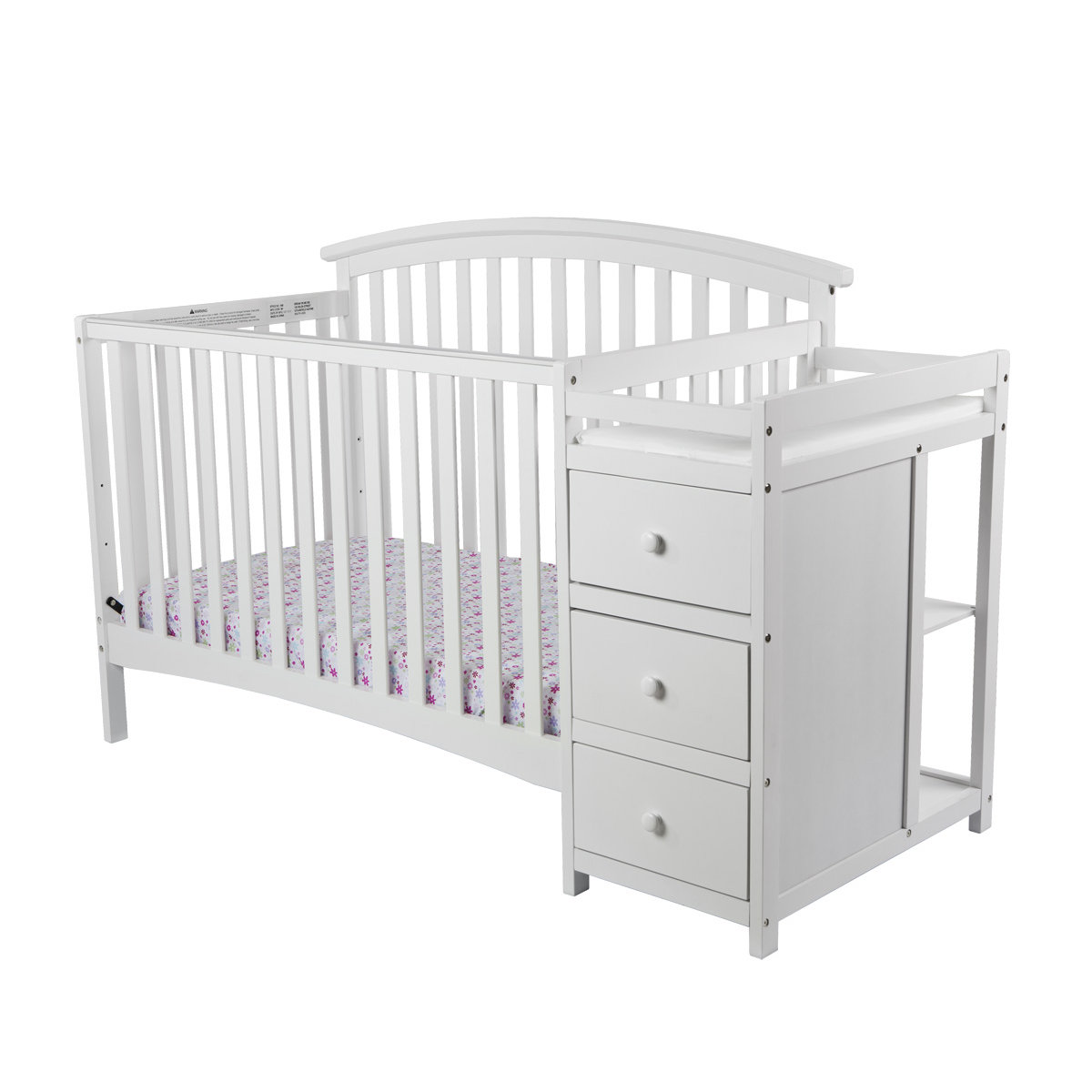 Dream On Me Niko 5in1 Convertible 2 Piece Crib Set & Reviews Wayfair