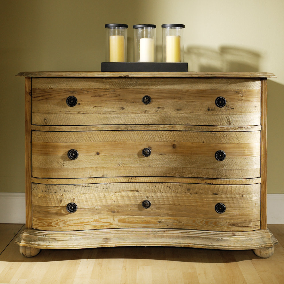 Padmas Plantation Salvaged Wood 3 Drawer Dresser Reviews Wayfair