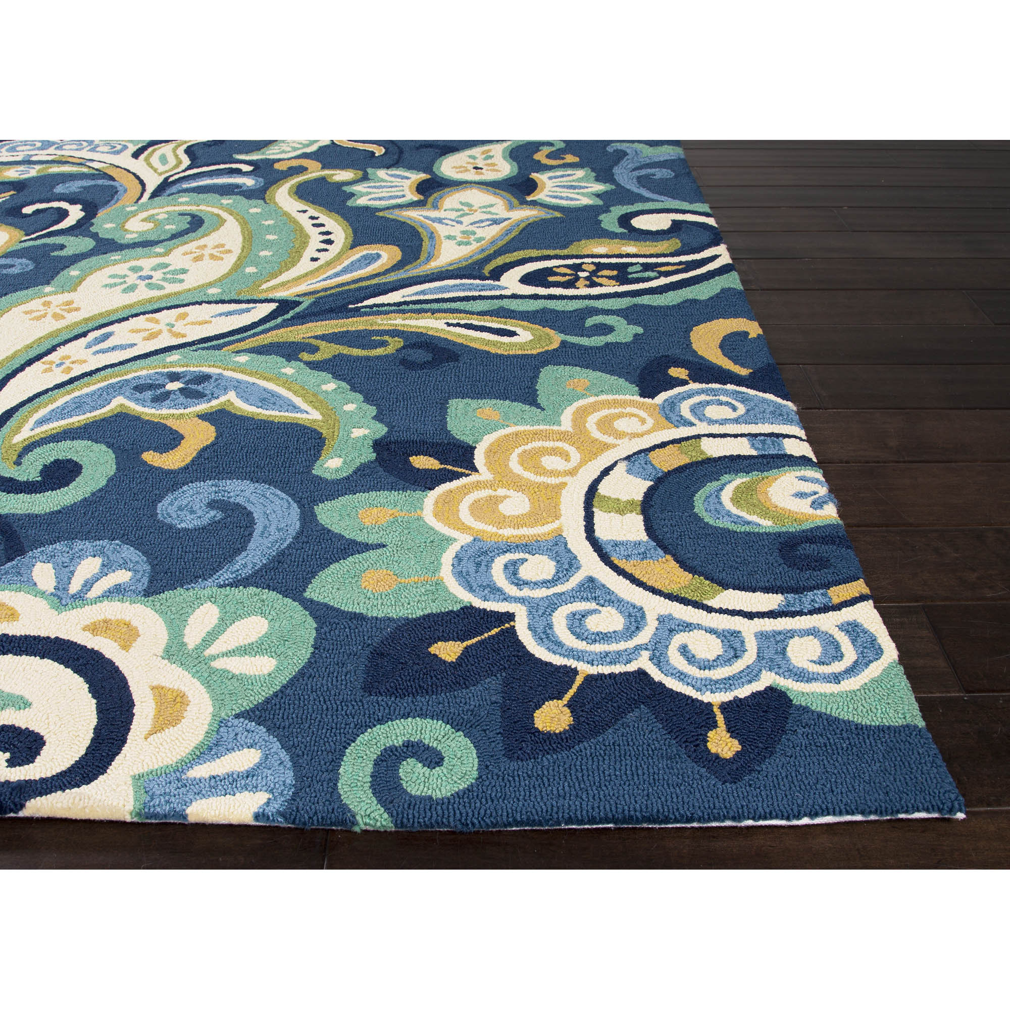 Barcelona IO Blue/Black Indoor/Outdoor Area Rug Wayfair