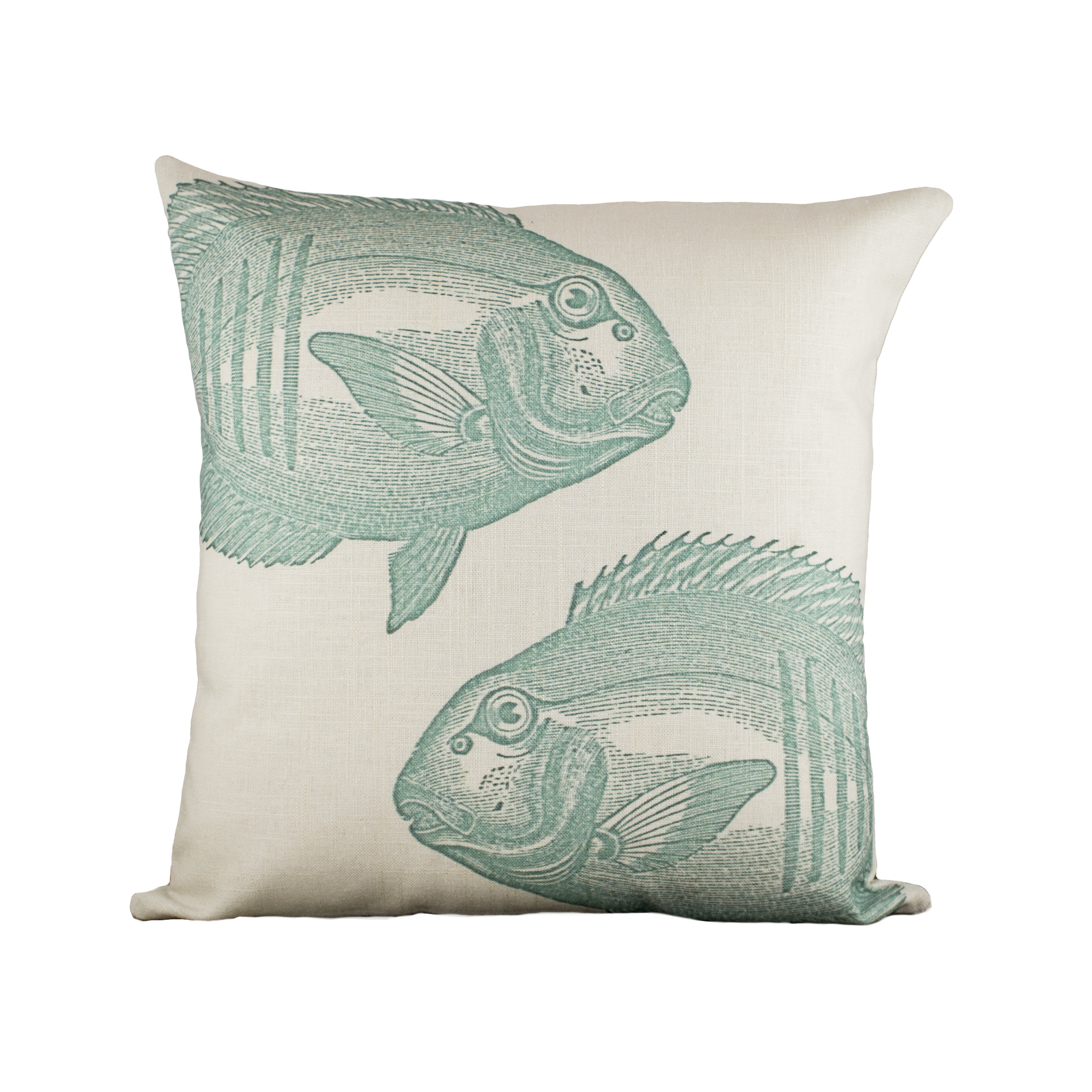 Passing Fish Cotton Throw Pillow Wayfair