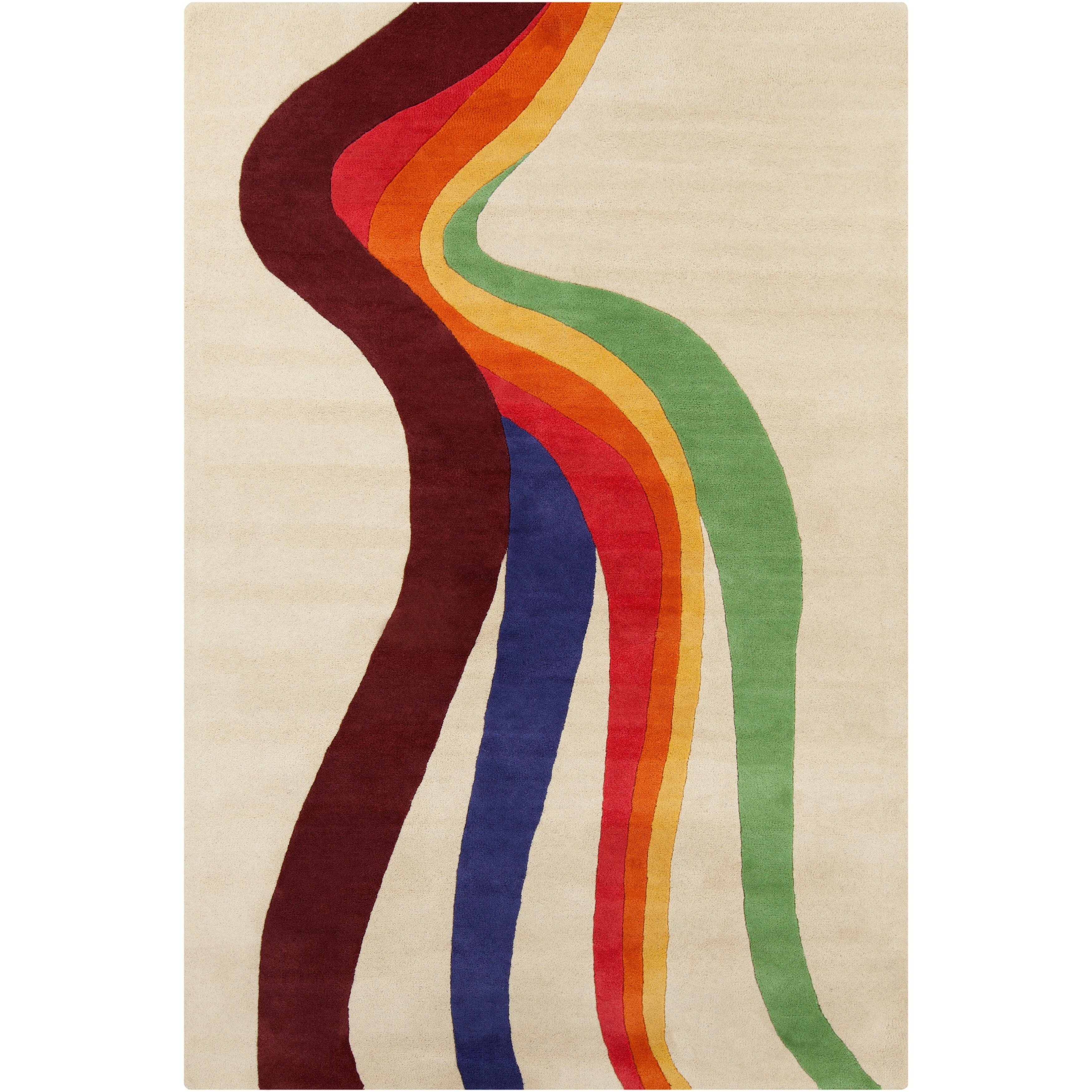 Filament Cinzia Cream Abstract Area Rug