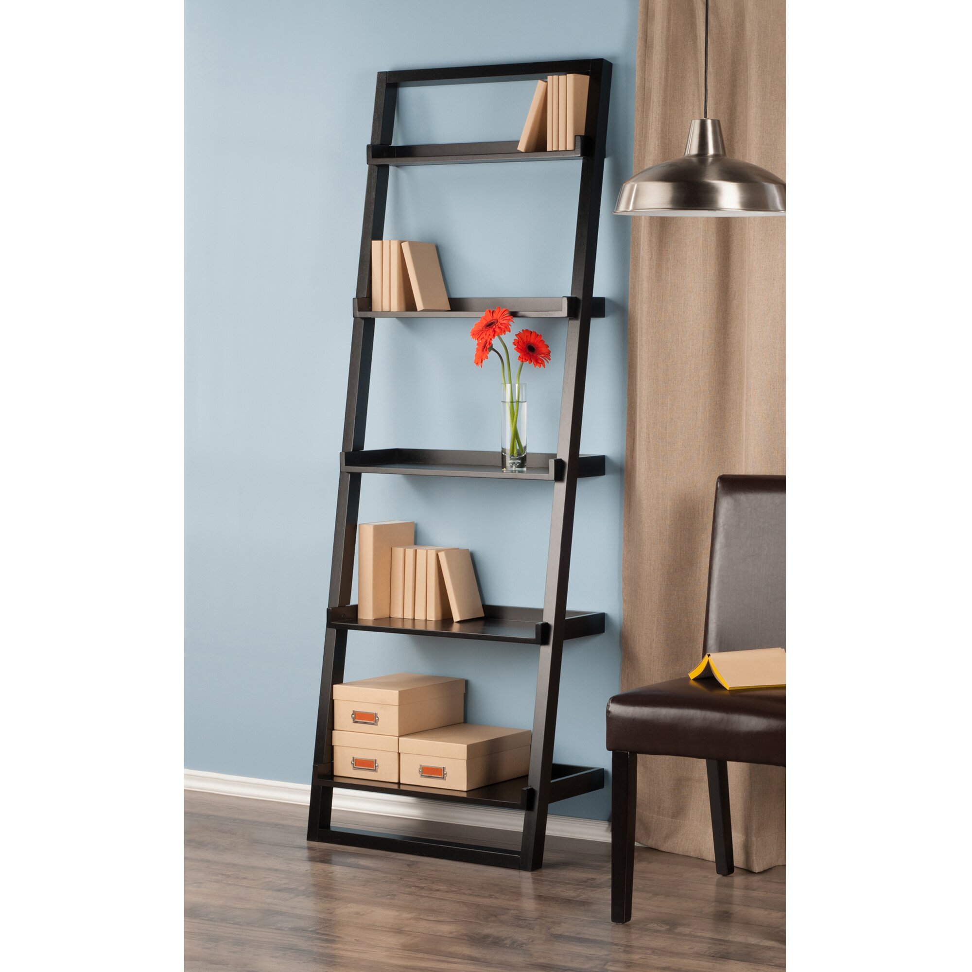  Leaning Bookcase for Living room
